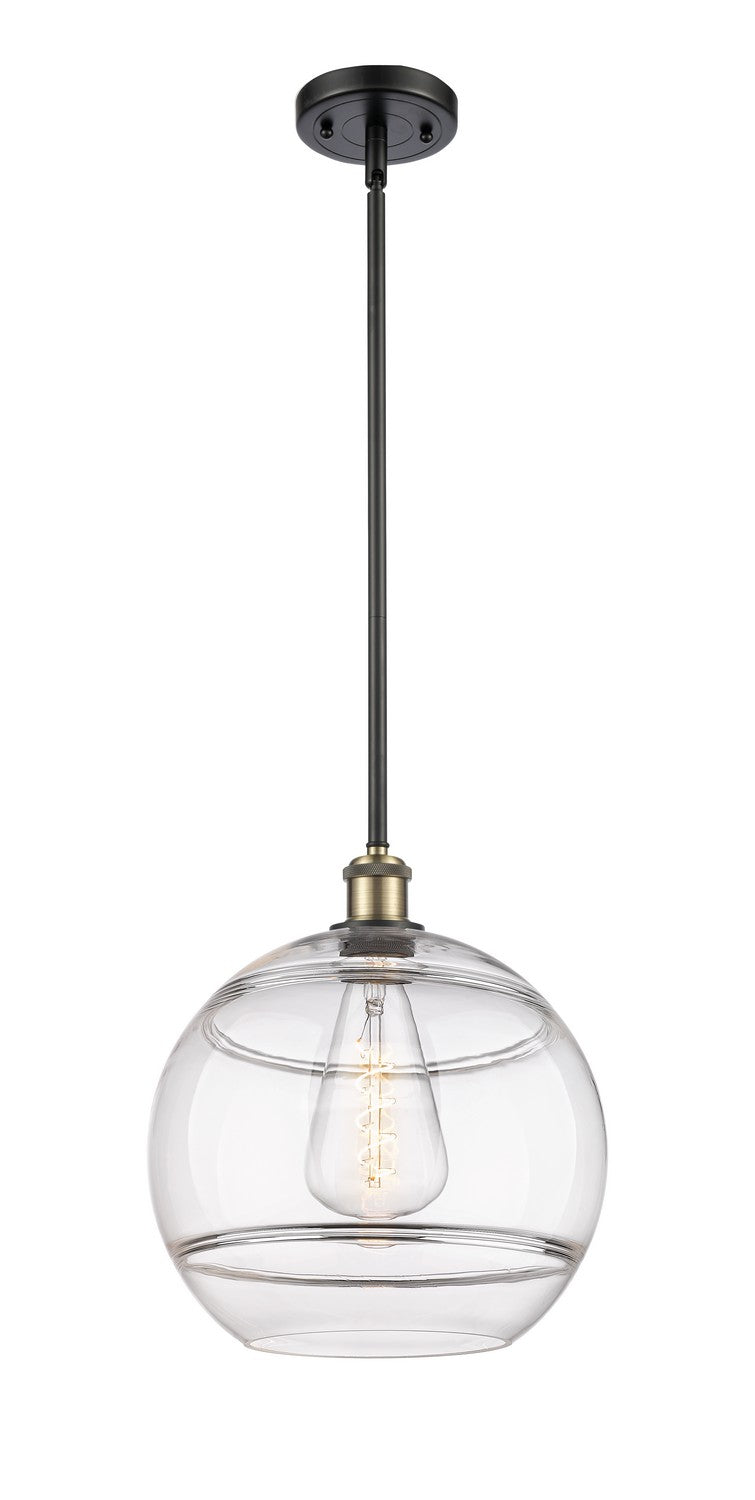Innovations 516-1S-BAB-G556-12CL One Light Mini Pendant, Black Antique Brass