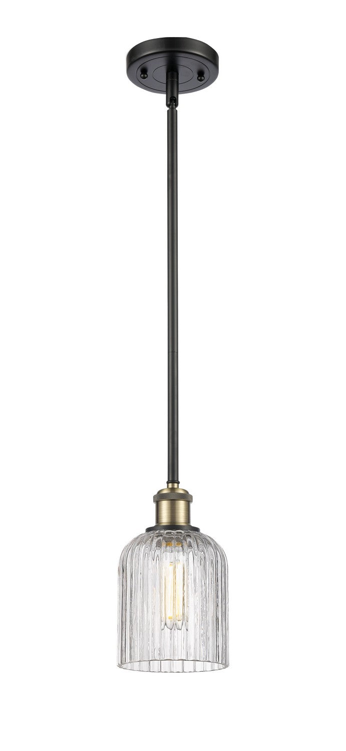 Innovations 516-1S-BAB-G559-5CL One Light Mini Pendant, Black Antique Brass