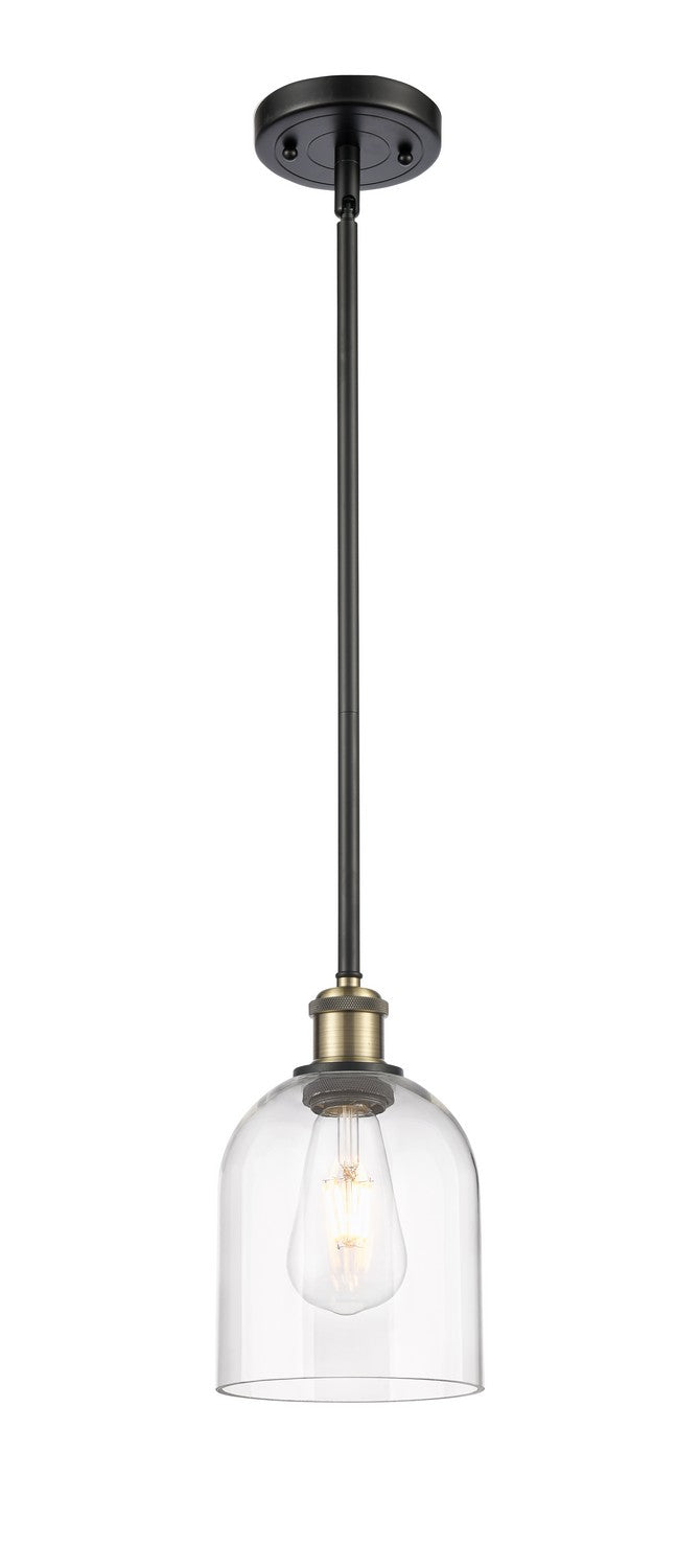 Innovations 516-1S-BAB-G558-6CL One Light Mini Pendant, Black Antique Brass