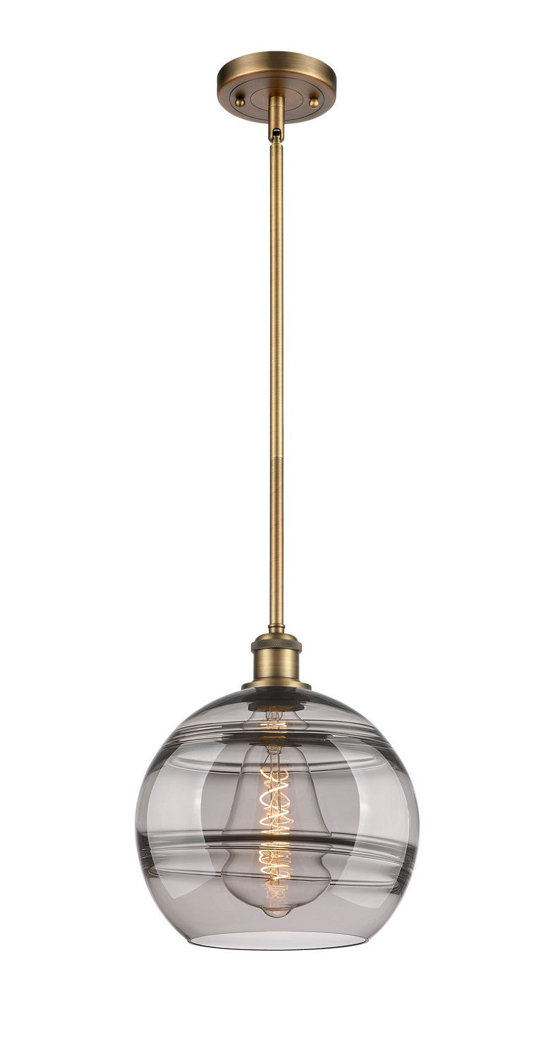 Innovations 516-1S-BB-G556-10SM One Light Mini Pendant, Brushed Brass