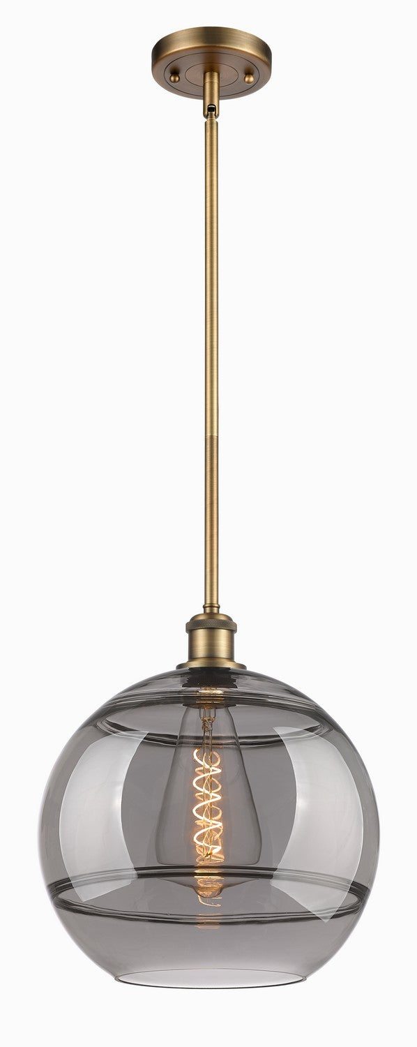 Innovations 516-1S-BB-G556-12SM One Light Mini Pendant, Brushed Brass