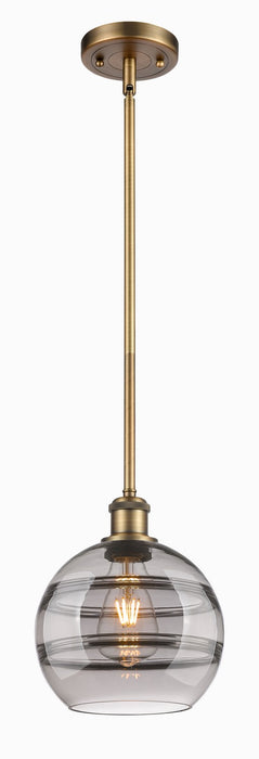 Innovations 516-1S-BB-G556-8SM One Light Mini Pendant, Brushed Brass