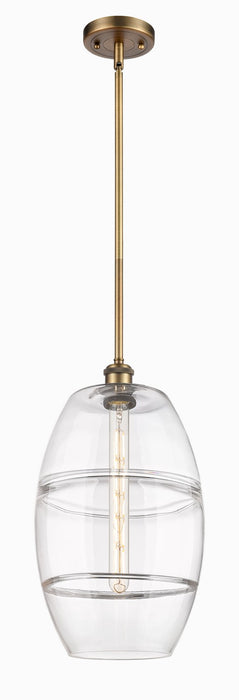 Innovations 516-1S-BB-G557-10CL One Light Mini Pendant, Brushed Brass