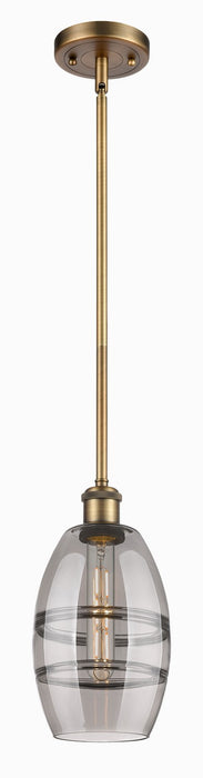Innovations 516-1S-BB-G557-6SM One Light Mini Pendant, Brushed Brass