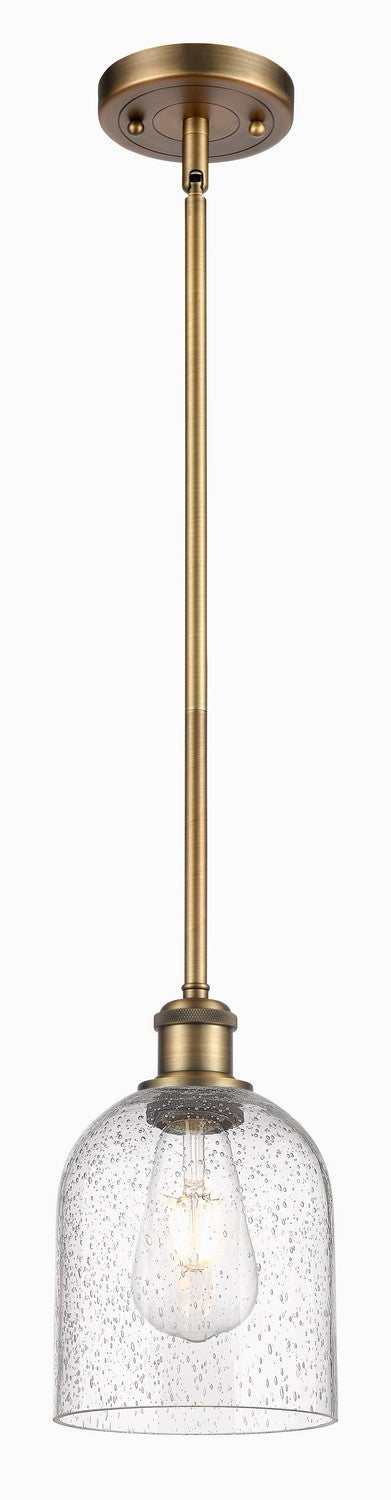 Innovations 516-1S-BB-G558-6SDY One Light Mini Pendant, Brushed Brass