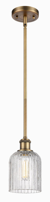 Innovations 516-1S-BB-G559-5CL One Light Mini Pendant, Brushed Brass