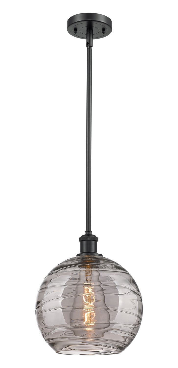 Innovations 516-1S-BK-G1213-10SM One Light Mini Pendant, Matte Black