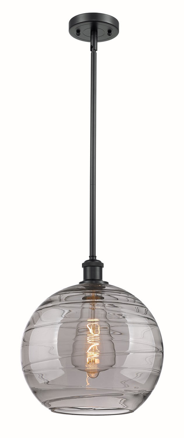 Innovations 516-1S-BK-G1213-12SM One Light Mini Pendant, Matte Black