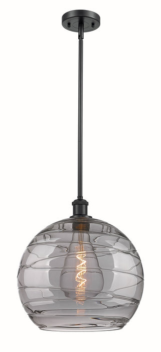 Innovations 516-1S-BK-G1213-14SM One Light Pendant, Matte Black