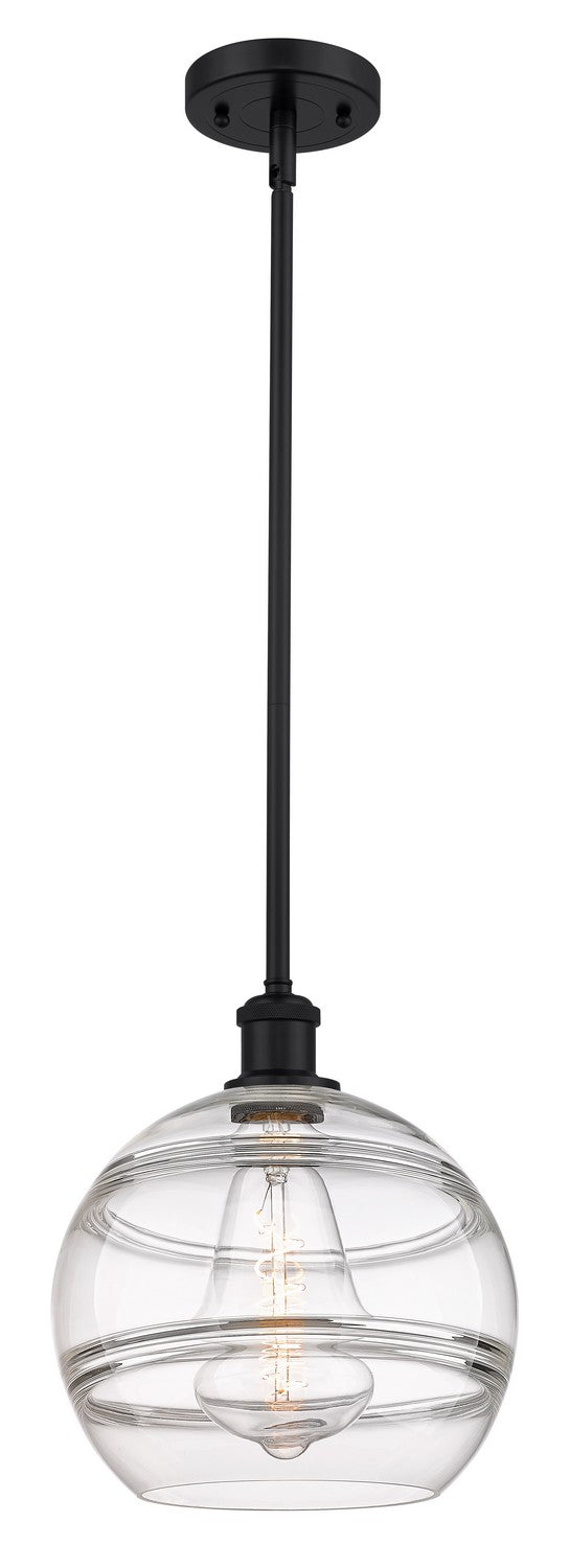 Innovations 516-1S-BK-G556-10CL One Light Mini Pendant, Matte Black