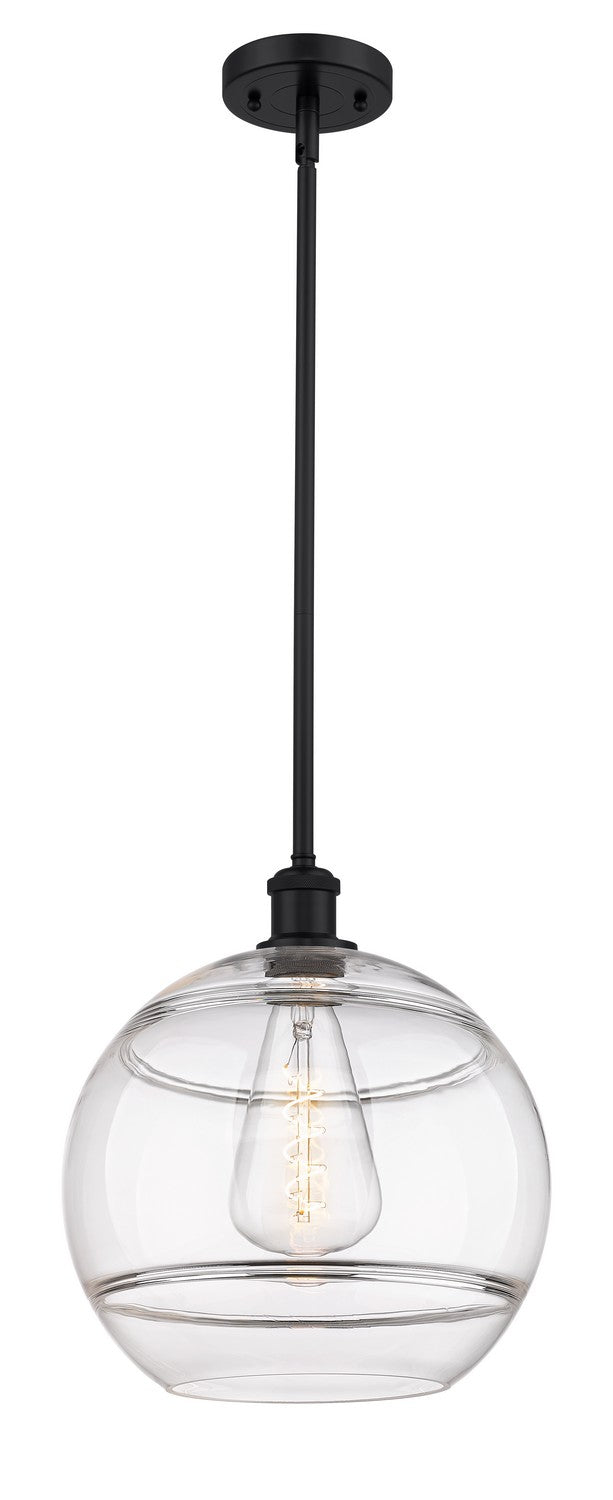 Innovations 516-1S-BK-G556-12CL One Light Mini Pendant, Matte Black