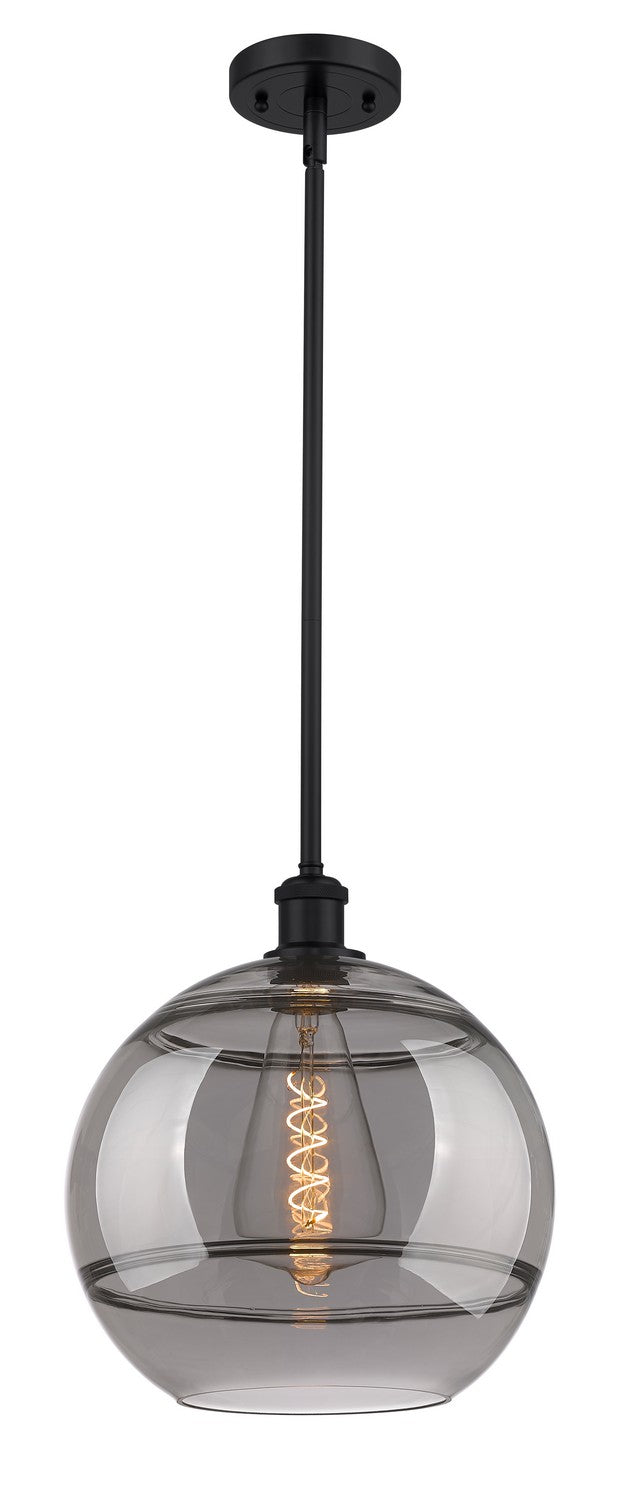 Innovations 516-1S-BK-G556-12SM One Light Mini Pendant, Matte Black