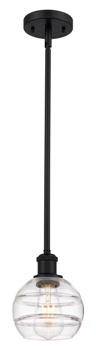Innovations 516-1S-BK-G556-6CL One Light Mini Pendant, Matte Black