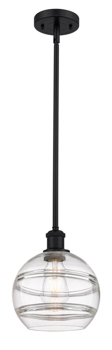 Innovations 516-1S-BK-G556-8CL One Light Mini Pendant, Matte Black