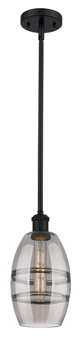 Innovations 516-1S-BK-G557-6SM One Light Mini Pendant, Matte Black