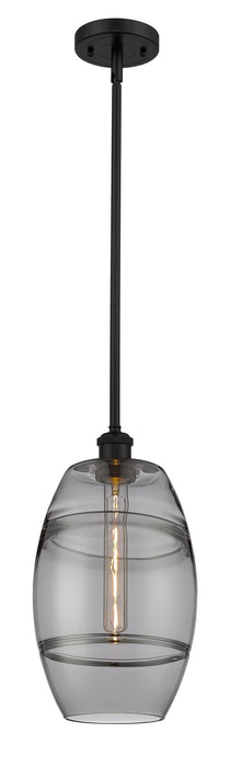 Innovations 516-1S-BK-G557-8SM One Light Mini Pendant, Matte Black