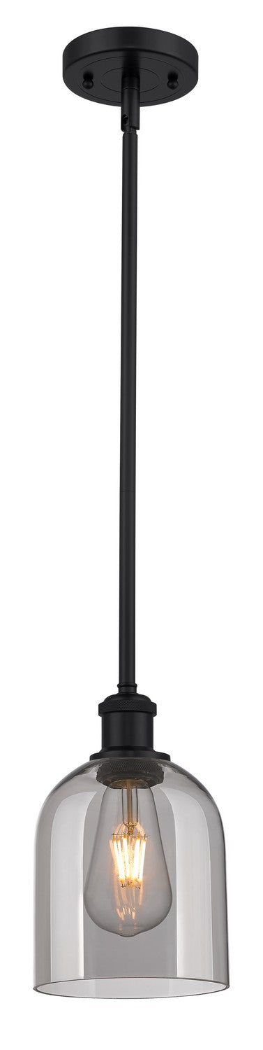 Innovations 516-1S-BK-G558-6SM One Light Mini Pendant, Matte Black