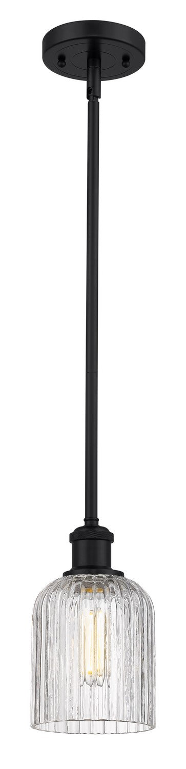 Innovations 516-1S-BK-G559-5CL One Light Mini Pendant, Matte Black
