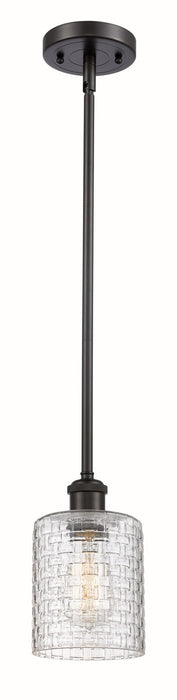 Innovations 516-1S-OB-G112C-5CL One Light Mini Pendant, Oil Rubbed Bronze