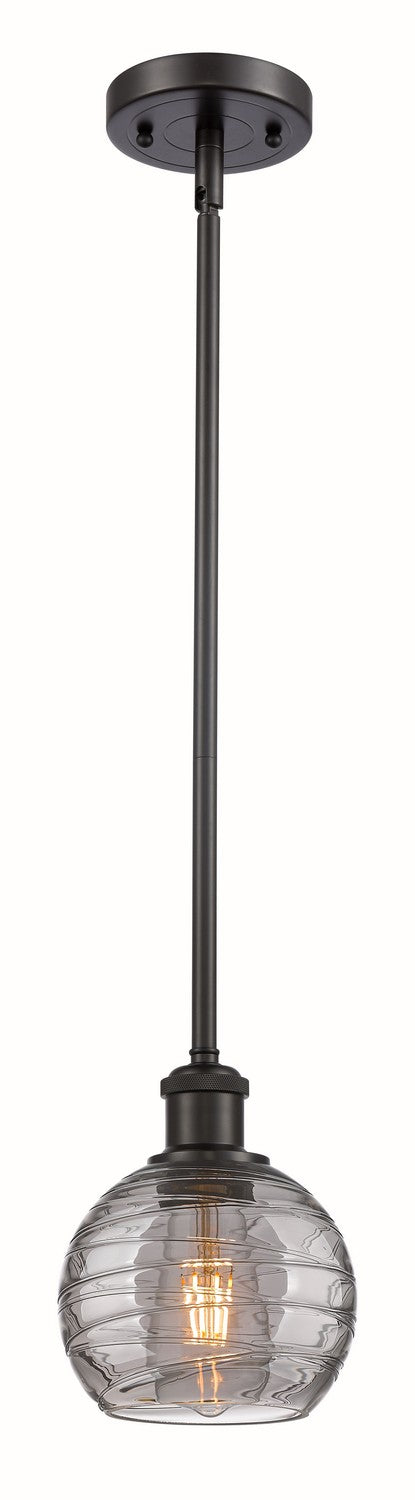 Innovations 516-1S-OB-G1213-6SM One Light Mini Pendant, Oil Rubbed Bronze