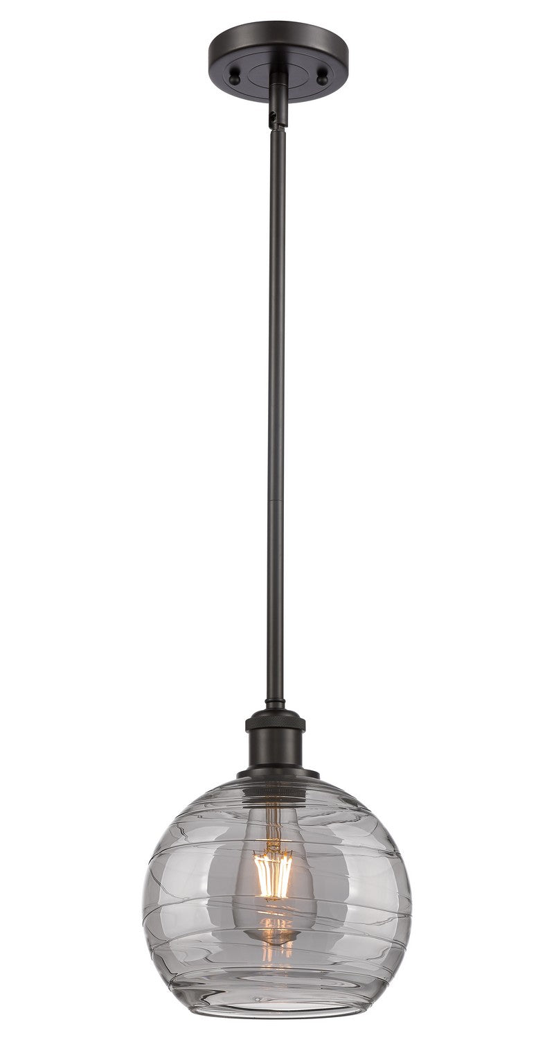 Innovations 516-1S-OB-G1213-8SM One Light Mini Pendant, Oil Rubbed Bronze