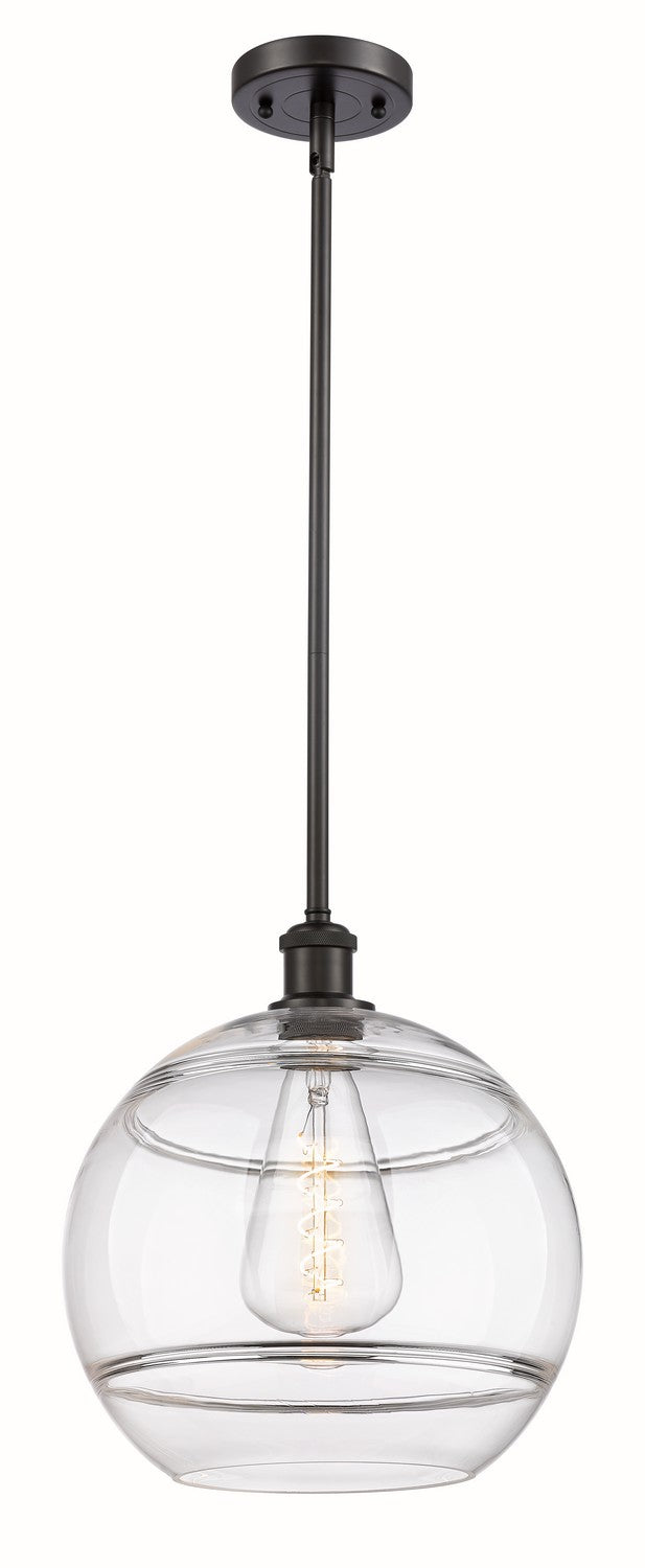 Innovations 516-1S-OB-G556-12CL One Light Mini Pendant, Oil Rubbed Bronze