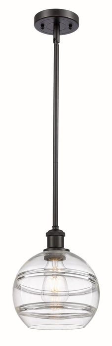 Innovations 516-1S-OB-G556-8CL One Light Mini Pendant, Oil Rubbed Bronze