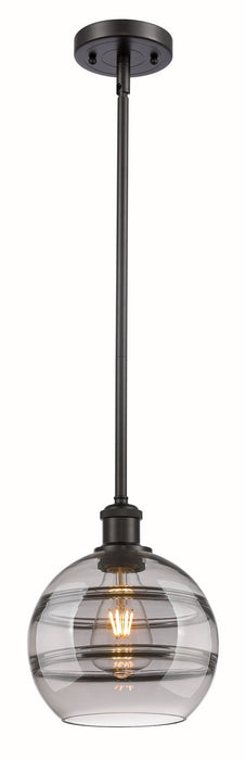 Innovations 516-1S-OB-G556-8SM One Light Mini Pendant, Oil Rubbed Bronze