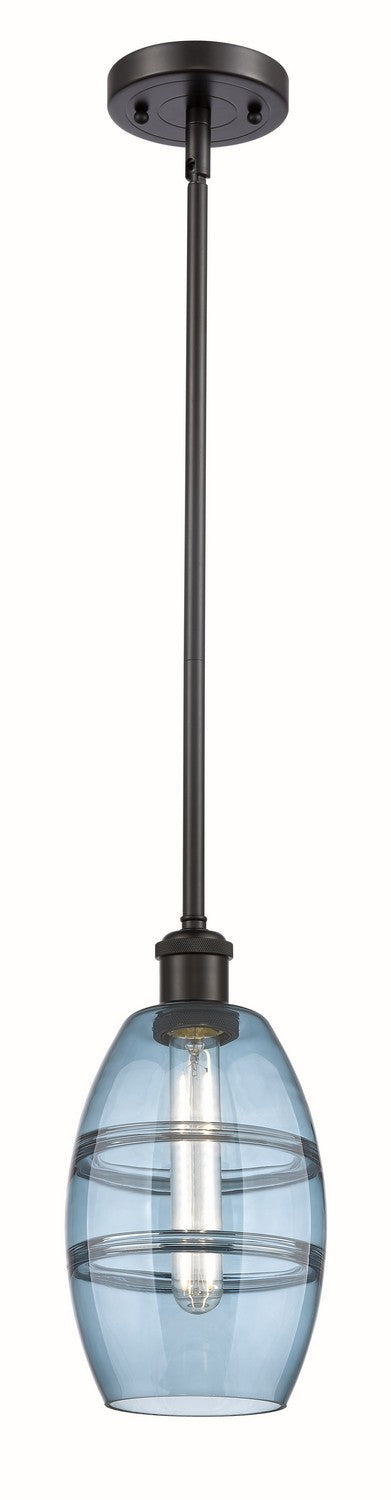 Innovations 516-1S-OB-G557-6BL One Light Mini Pendant, Oil Rubbed Bronze