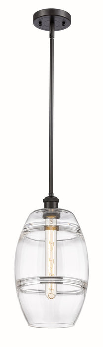 Innovations 516-1S-OB-G557-8CL One Light Mini Pendant, Oil Rubbed Bronze