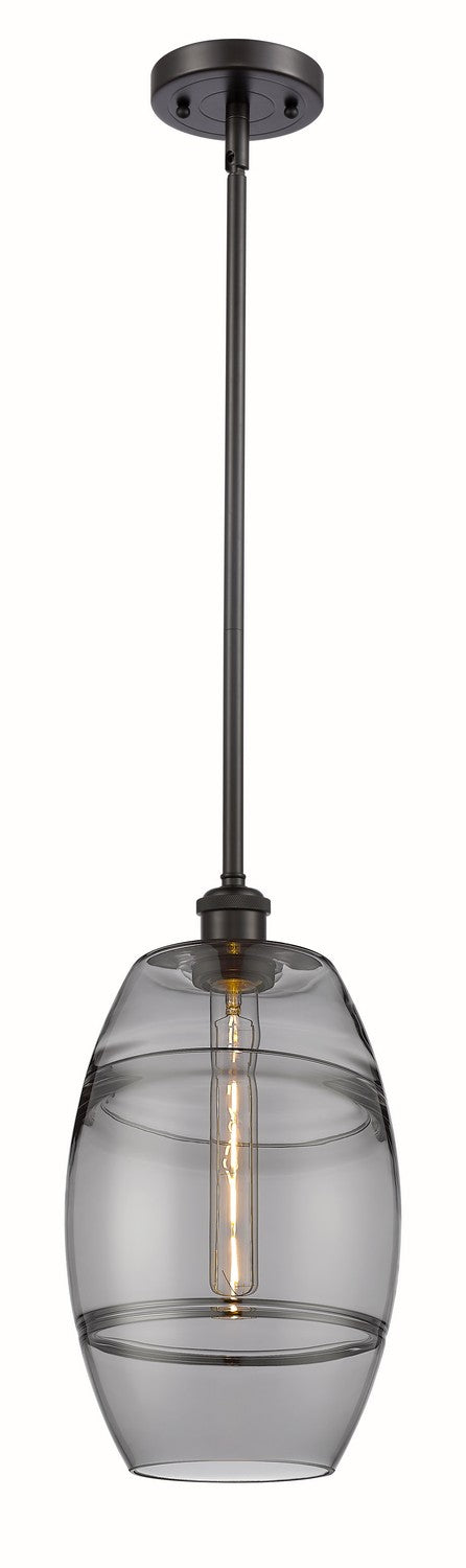 Innovations 516-1S-OB-G557-8SM One Light Mini Pendant, Oil Rubbed Bronze
