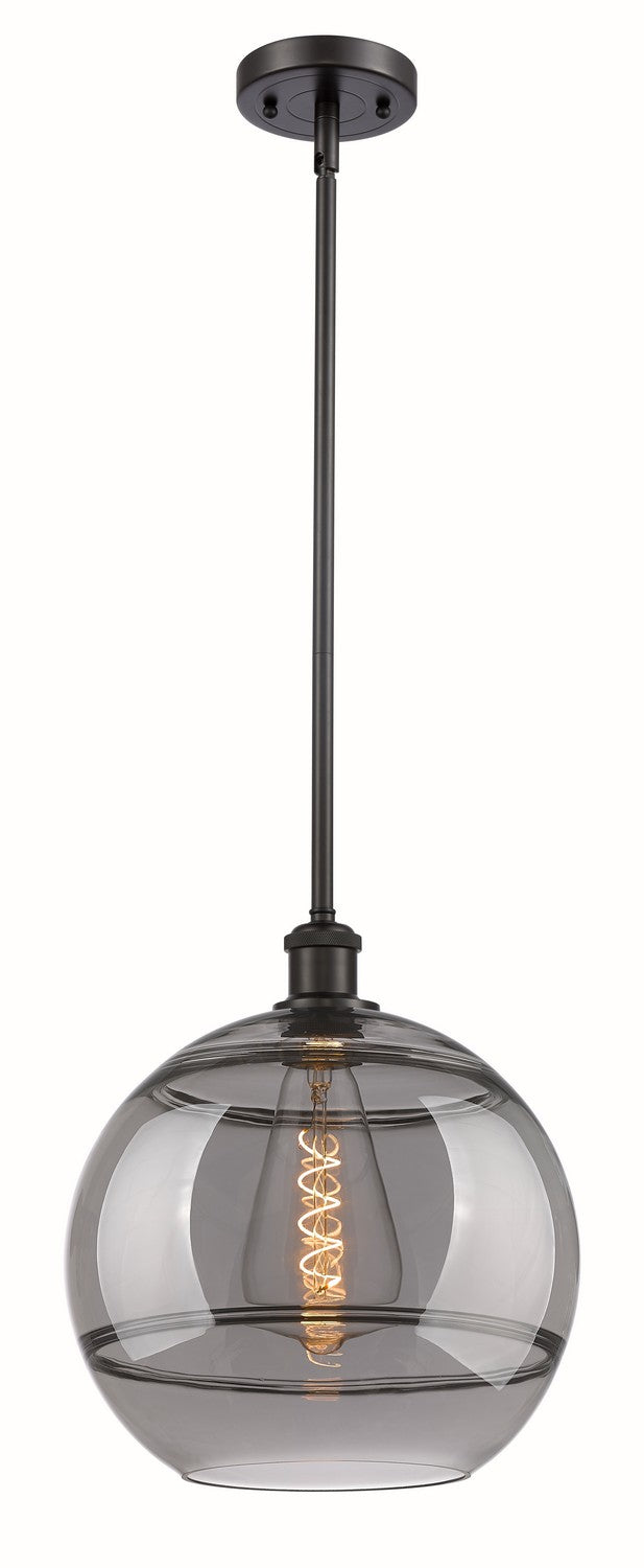 Innovations 516-1S-OB-G556-12SM One Light Mini Pendant, Oil Rubbed Bronze