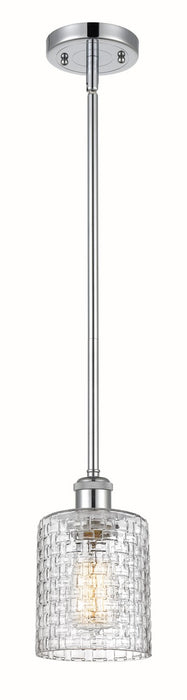 Innovations 516-1S-PC-G112C-5CL One Light Mini Pendant, Polished Chrome