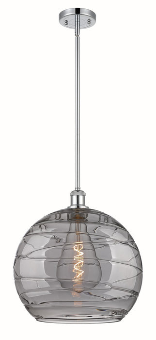 Innovations 516-1S-PC-G1213-14SM One Light Pendant, Polished Chrome