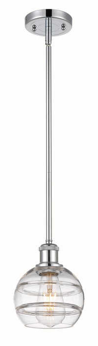 Innovations 516-1S-PC-G556-6CL One Light Mini Pendant, Polished Chrome