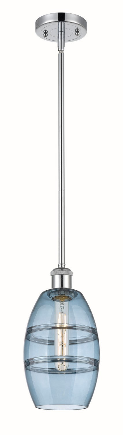 Innovations 516-1S-PC-G557-6BL One Light Mini Pendant, Polished Chrome