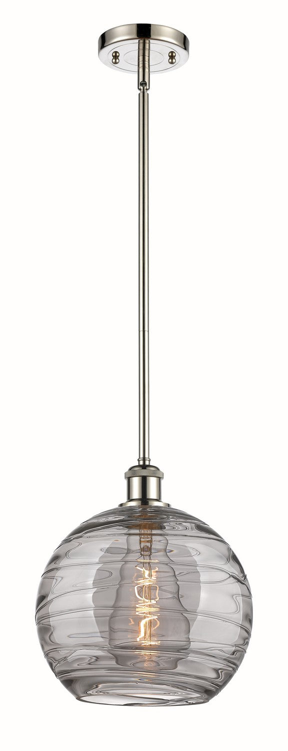 Innovations 516-1S-PN-G1213-10SM One Light Mini Pendant, Polished Nickel