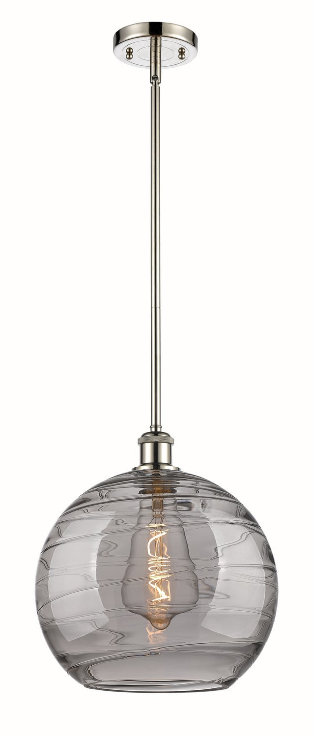 Innovations 516-1S-PN-G1213-12SM One Light Mini Pendant, Polished Nickel