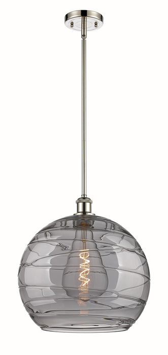 Innovations 516-1S-PN-G1213-14SM One Light Pendant, Polished Nickel