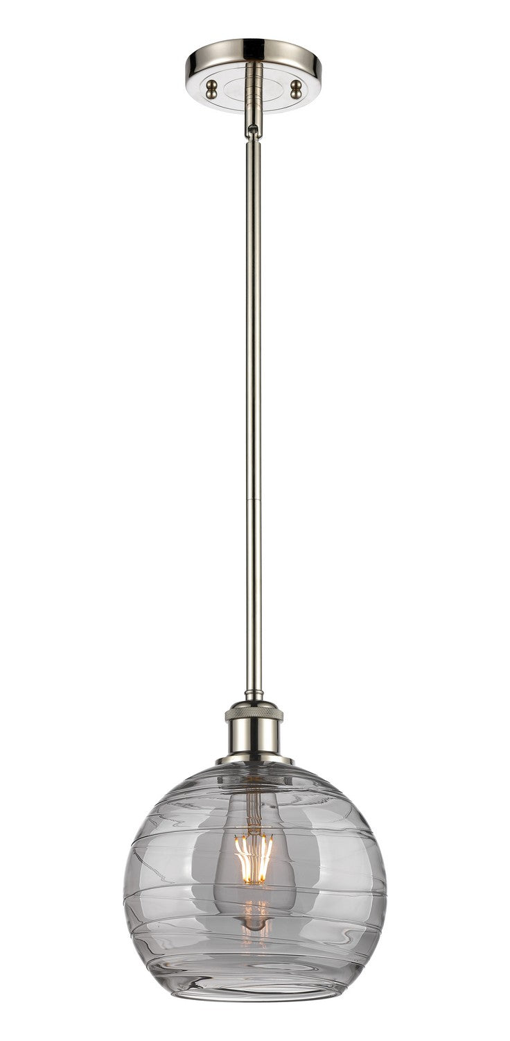Innovations 516-1S-PN-G1213-8SM One Light Mini Pendant, Polished Nickel