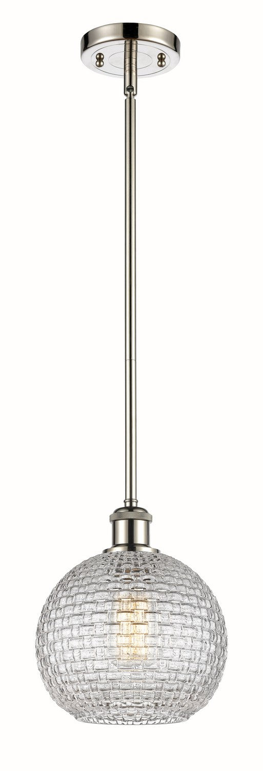 Innovations 516-1S-PN-G122C-8CL One Light Mini Pendant, Polished Nickel