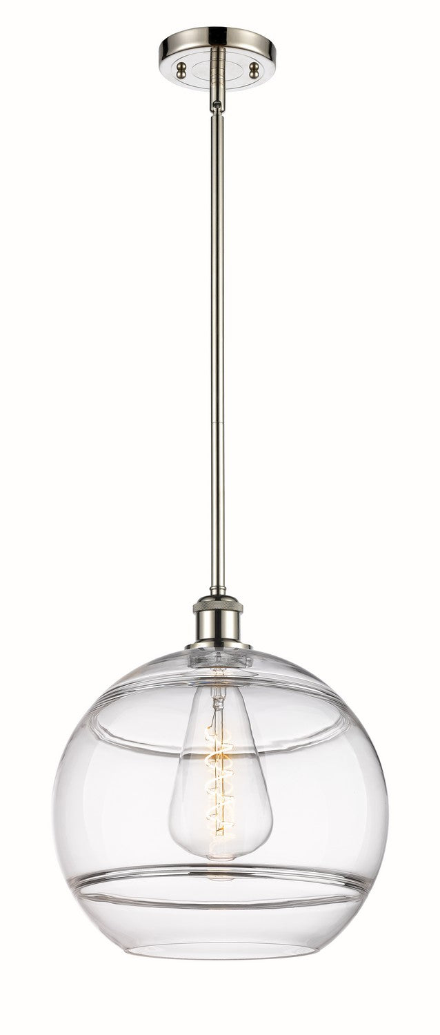 Innovations 516-1S-PN-G556-12CL One Light Mini Pendant, Polished Nickel
