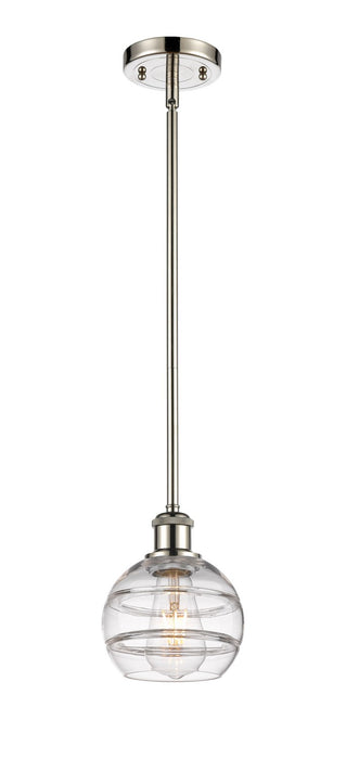 Innovations 516-1S-PN-G556-6CL One Light Mini Pendant, Polished Nickel