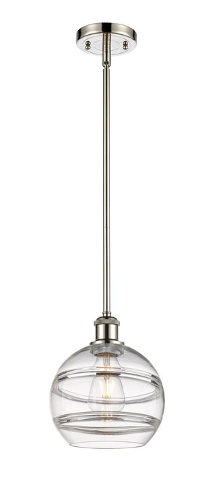 Innovations 516-1S-PN-G556-8CL One Light Mini Pendant, Polished Nickel