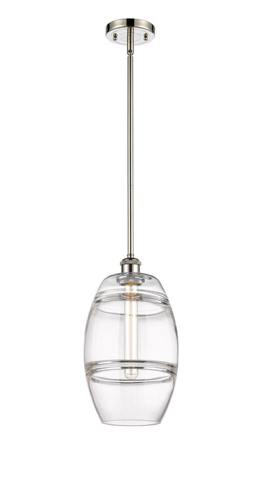 Innovations 516-1S-PN-G557-8CL One Light Mini Pendant, Polished Nickel