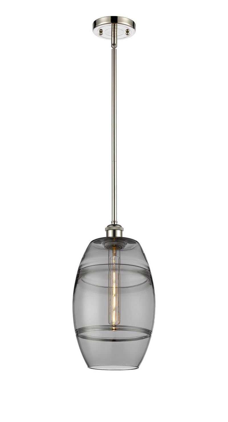Innovations 516-1S-PN-G557-8SM One Light Mini Pendant, Polished Nickel