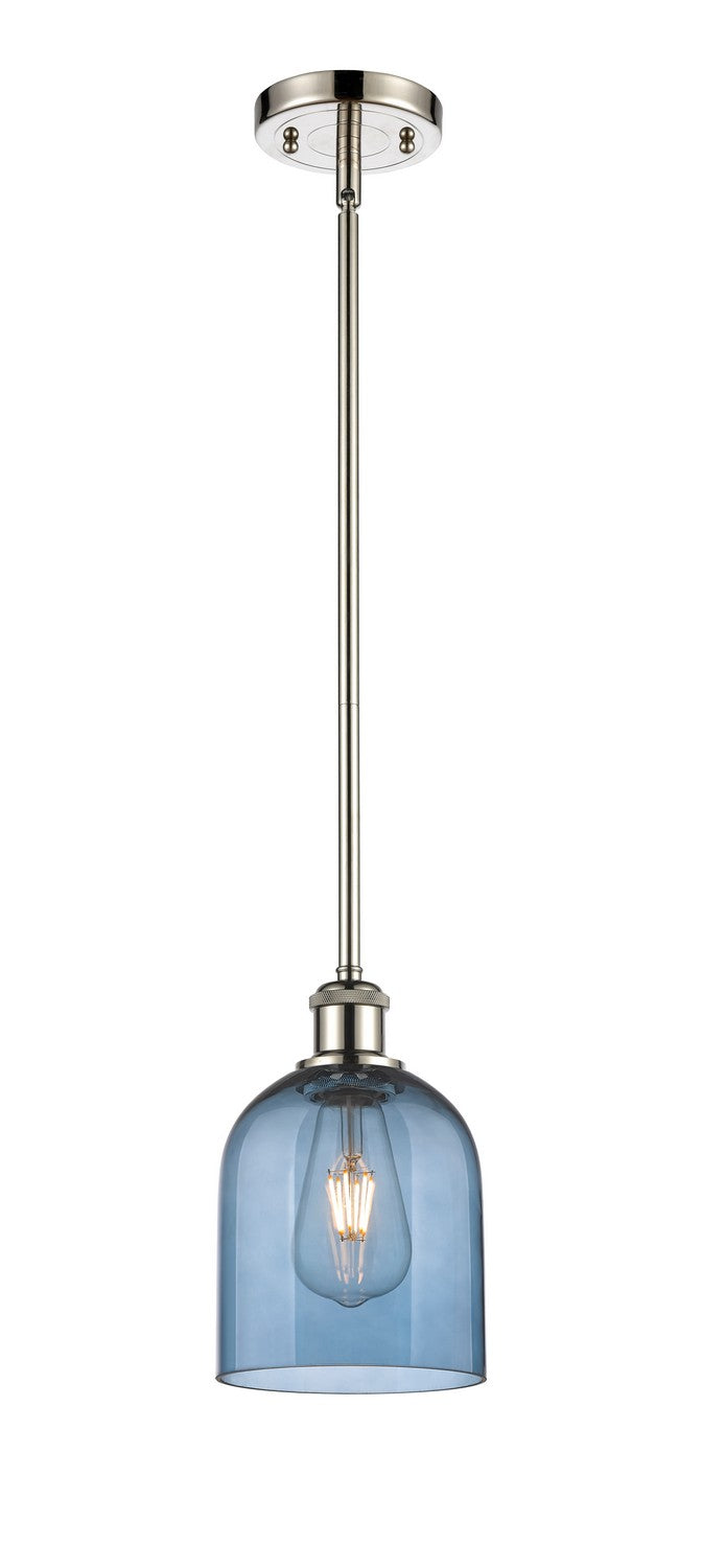 Innovations 516-1S-PN-G558-6BL One Light Mini Pendant, Polished Nickel
