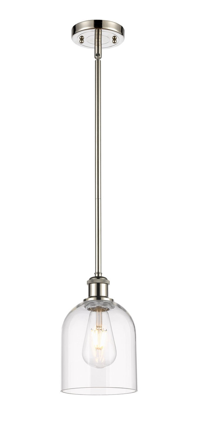 Innovations 516-1S-PN-G558-6CL One Light Mini Pendant, Polished Nickel