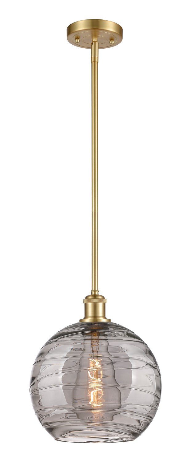 Innovations 516-1S-SG-G1213-10SM One Light Mini Pendant, Satin Gold