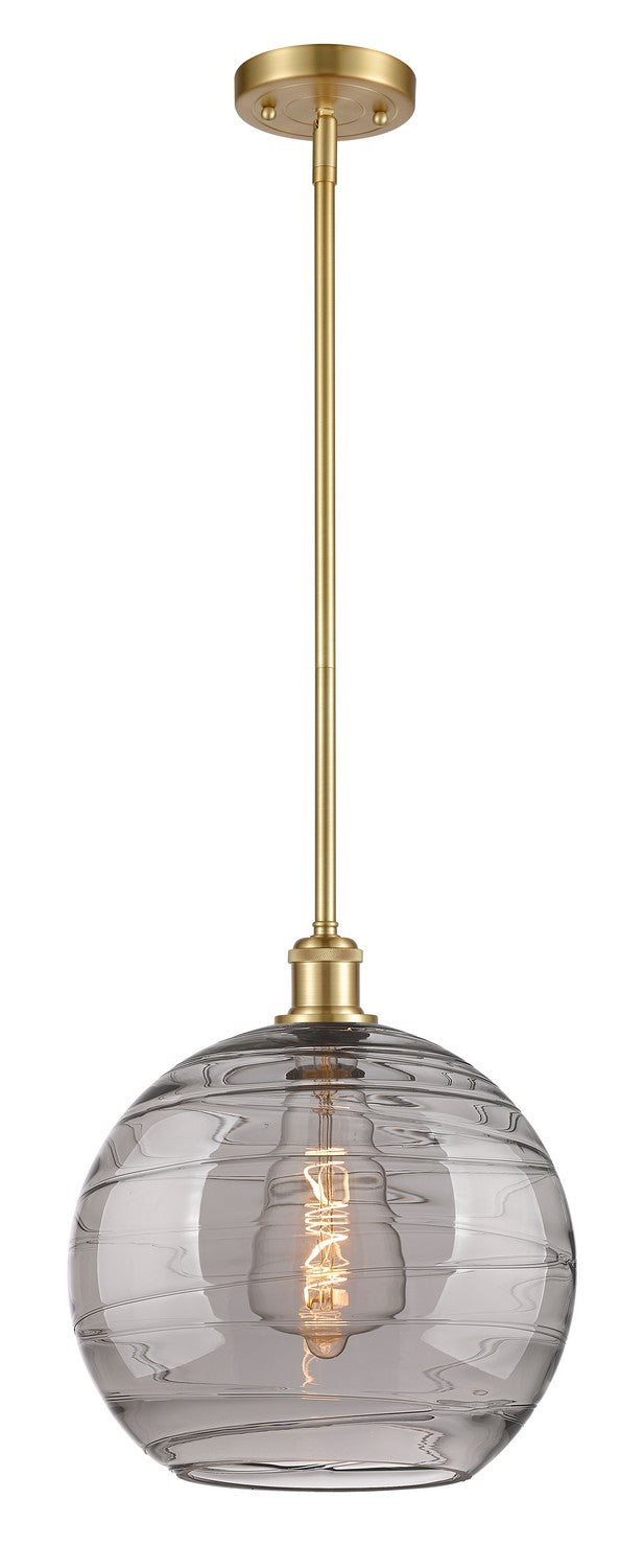 Innovations 516-1S-SG-G1213-12SM One Light Mini Pendant, Satin Gold